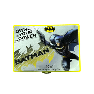 ست 45 در 1 کوله پشتی 40 سانتی بتمن Batman مدل Rainbow Max - Backpack - Promotion Items 45 in 1 - The Batman _کیف مدرسه